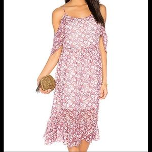 Rebecca Minkoff Buffy Floral Cold Shoulder Dress
